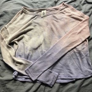 Ombré dyed Free People top
